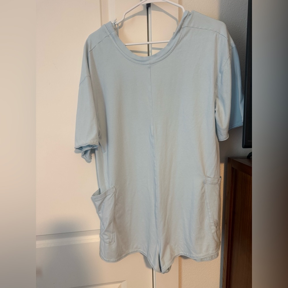 FP Movement by Free People Light Blue Jumpsuit